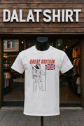 Great Britain Astronaut Holding Baseball Bat and - Adult & Kids T-Shirts, Sweatshirts & Hoodies apparel design preview 1