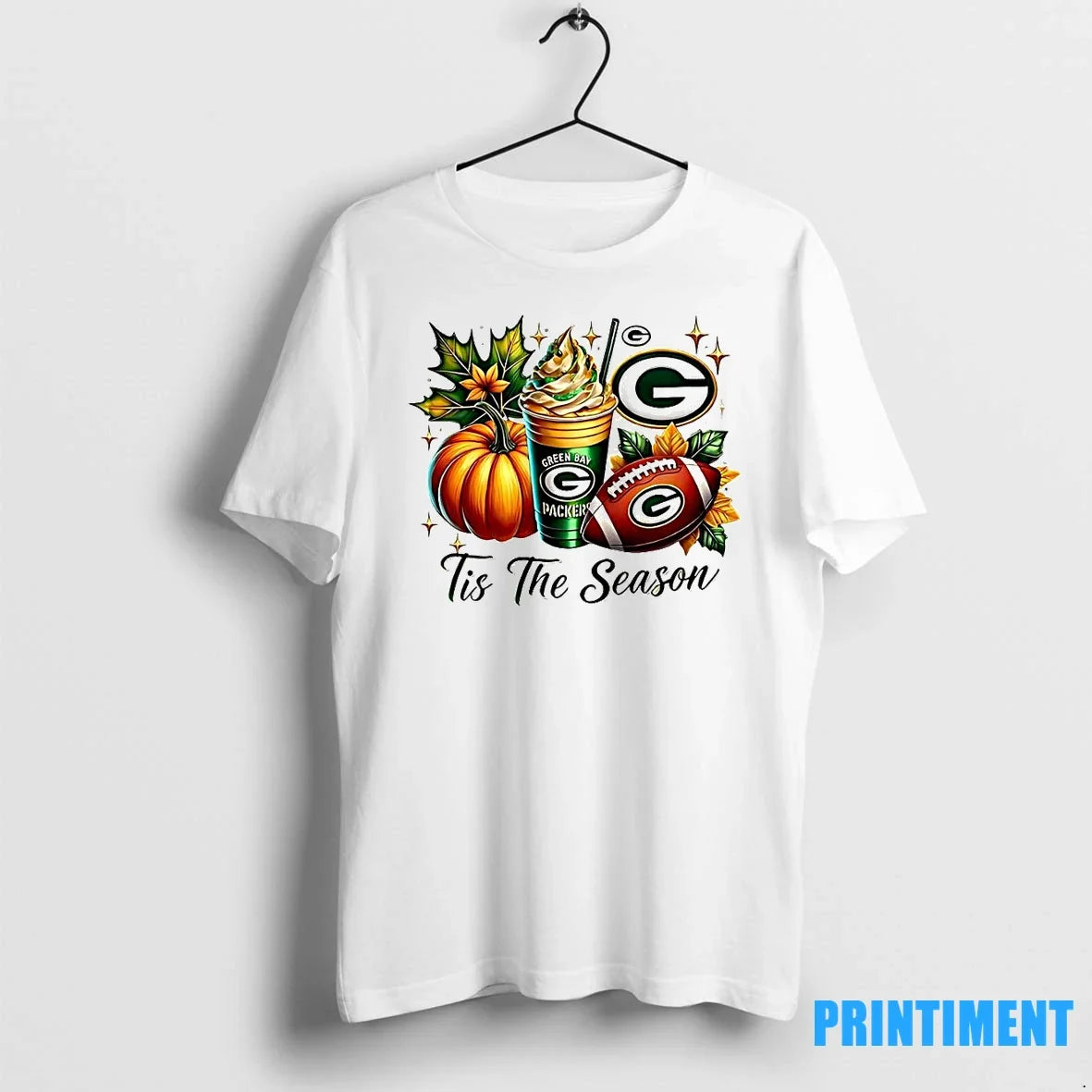 Green Bay Packers Tis The Season Halloween Sweater - Adult & Kids T-Shirts, Sweatshirts & Hoodies apparel design preview 1