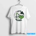 Green Bay Packers X Santa Grinch I Love Christmas - Adult & Kids T-Shirts, Sweatshirts & Hoodies apparel design preview 1