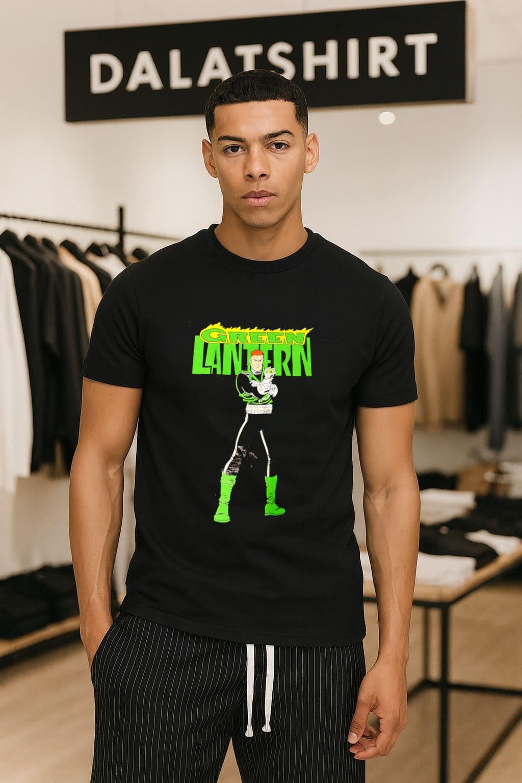 Green Lantern Guy Gardner Superhero Comic - Adult & Kids T-Shirts, Sweatshirts & Hoodies apparel design preview 1