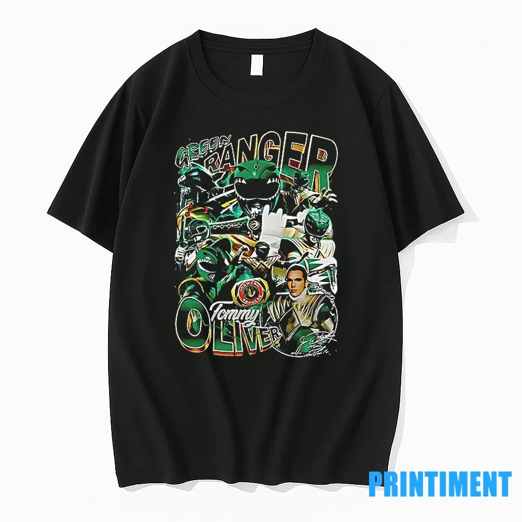 Green Ranger Tommy Oliver Superman Graphic Sweater - Adult & Kids T-Shirts, Sweatshirts & Hoodies apparel design preview 1