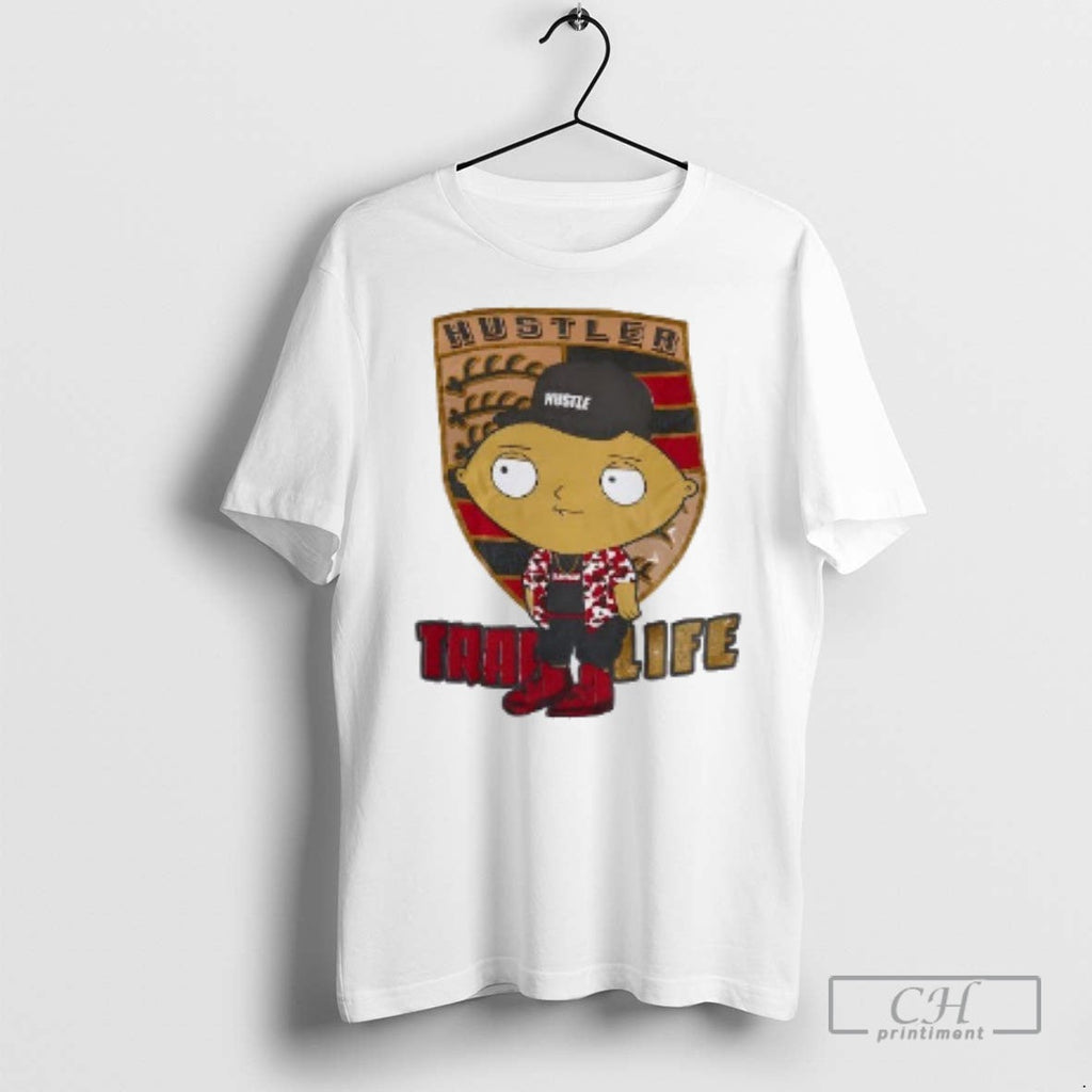 Griffin Hustler Trap Life - Adult & Kids T-Shirts, Sweatshirts & Hoodies apparel design preview 1