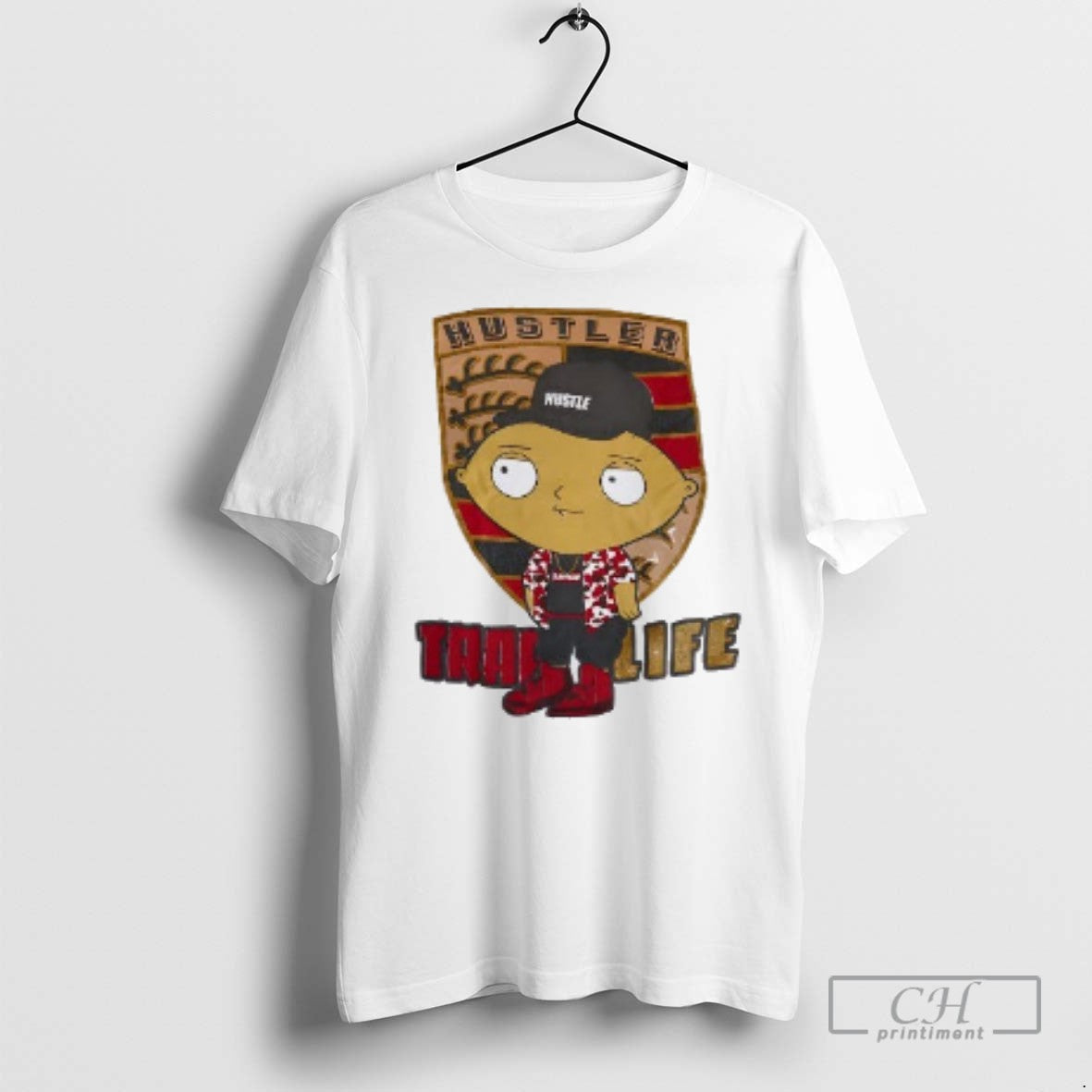 Griffin Hustler Trap Life - Adult & Kids T-Shirts, Sweatshirts & Hoodies apparel design preview 1