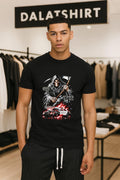Grim Reaper Scythe 666 1312 Burning Police Car - Adult & Kids T-Shirts, Sweatshirts & Hoodies apparel design preview 1