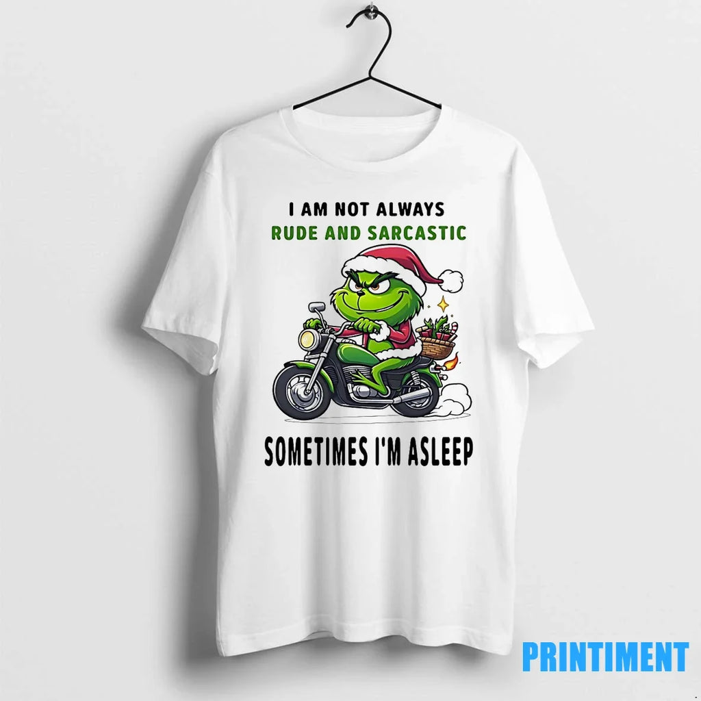 Grinch I Am Not Always Rude And Sarcastic Sometimes - Adult & Kids T-Shirts, Sweatshirts & Hoodies apparel design preview 1