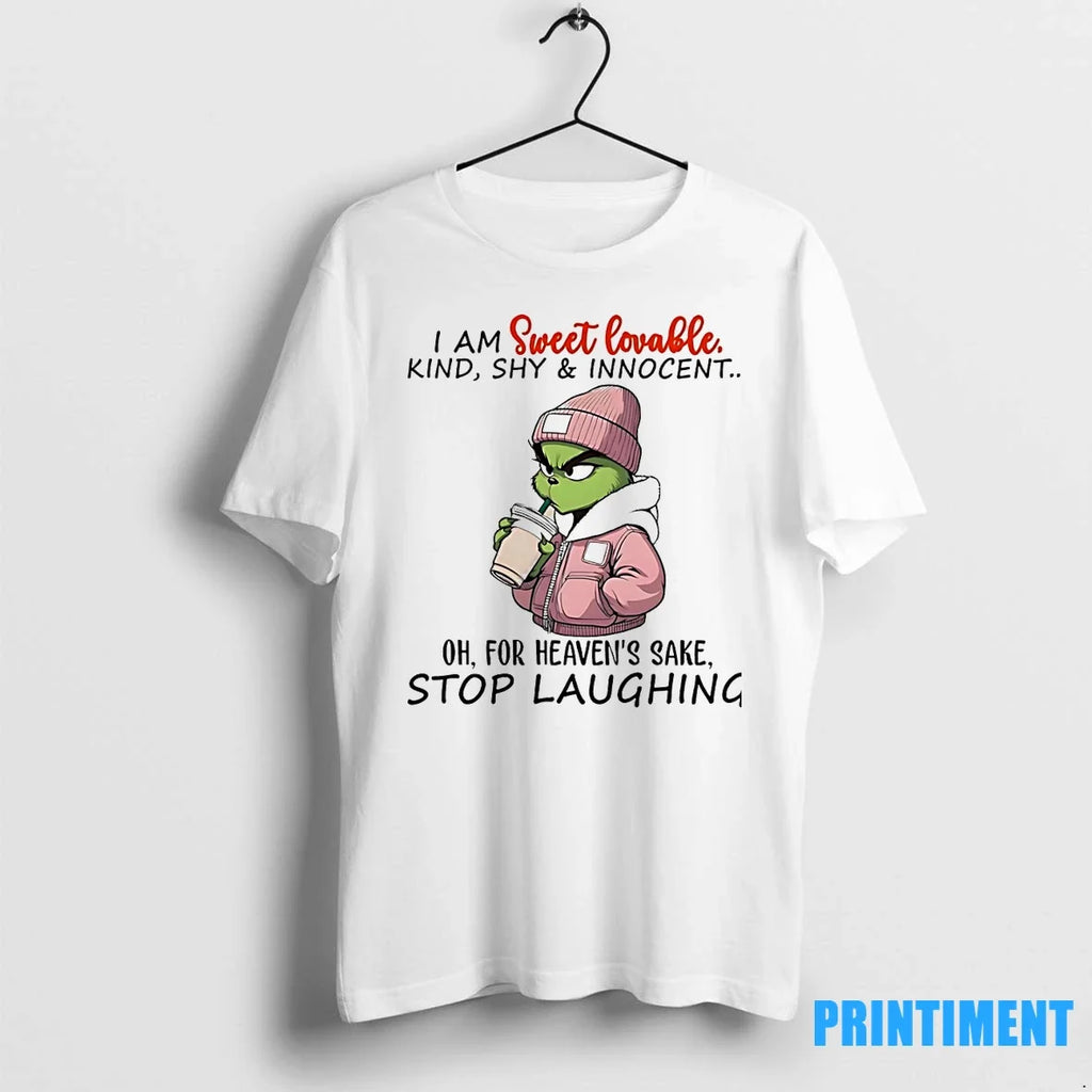 Grinch I Am Sweet Lovable Kind Shy And Innocent Oh - Adult & Kids T-Shirts, Sweatshirts & Hoodies apparel design preview 1