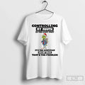 Grinch Santa Hat Controlling My Mouth Is The Easy - Adult & Kids T-Shirts, Sweatshirts & Hoodies apparel design preview 1