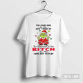 Grinch Santa Hat Middle Finger The Good Girl In Me - Adult & Kids T-Shirts, Sweatshirts & Hoodies apparel design preview 1