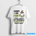Grinch Sorry I Am Cranky Im Going Though My Terrible - Adult & Kids T-Shirts, Sweatshirts & Hoodies apparel design preview 1