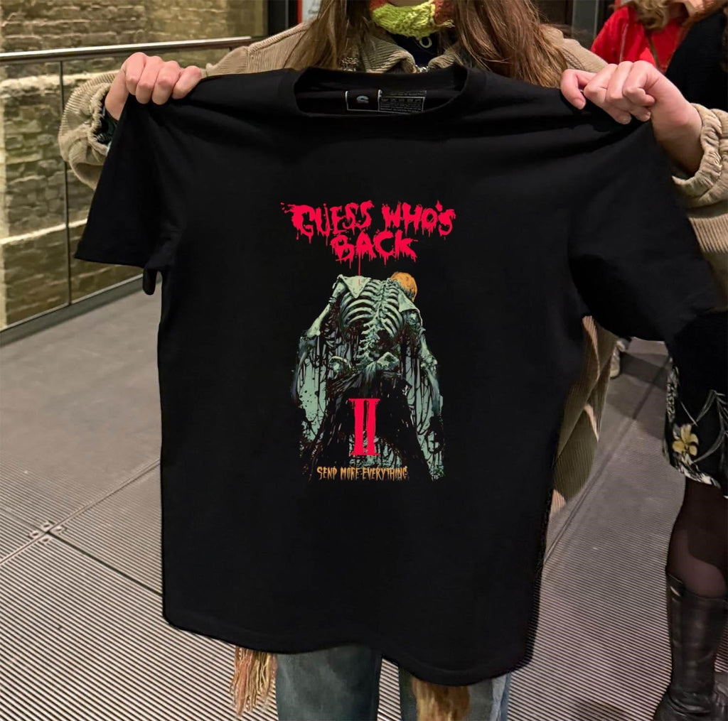Guess Who's Back II Send More Everything Skeleton - Adult & Kids T-Shirts, Sweatshirts & Hoodies apparel design preview 2