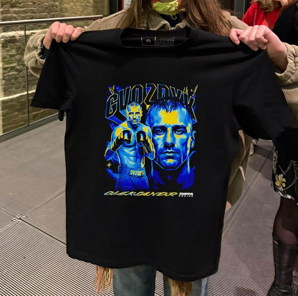 Gvozdyk Oleksandr Zuffa Boxing Light Heavyweight - Adult & Kids T-Shirts, Sweatshirts & Hoodies apparel design preview 2