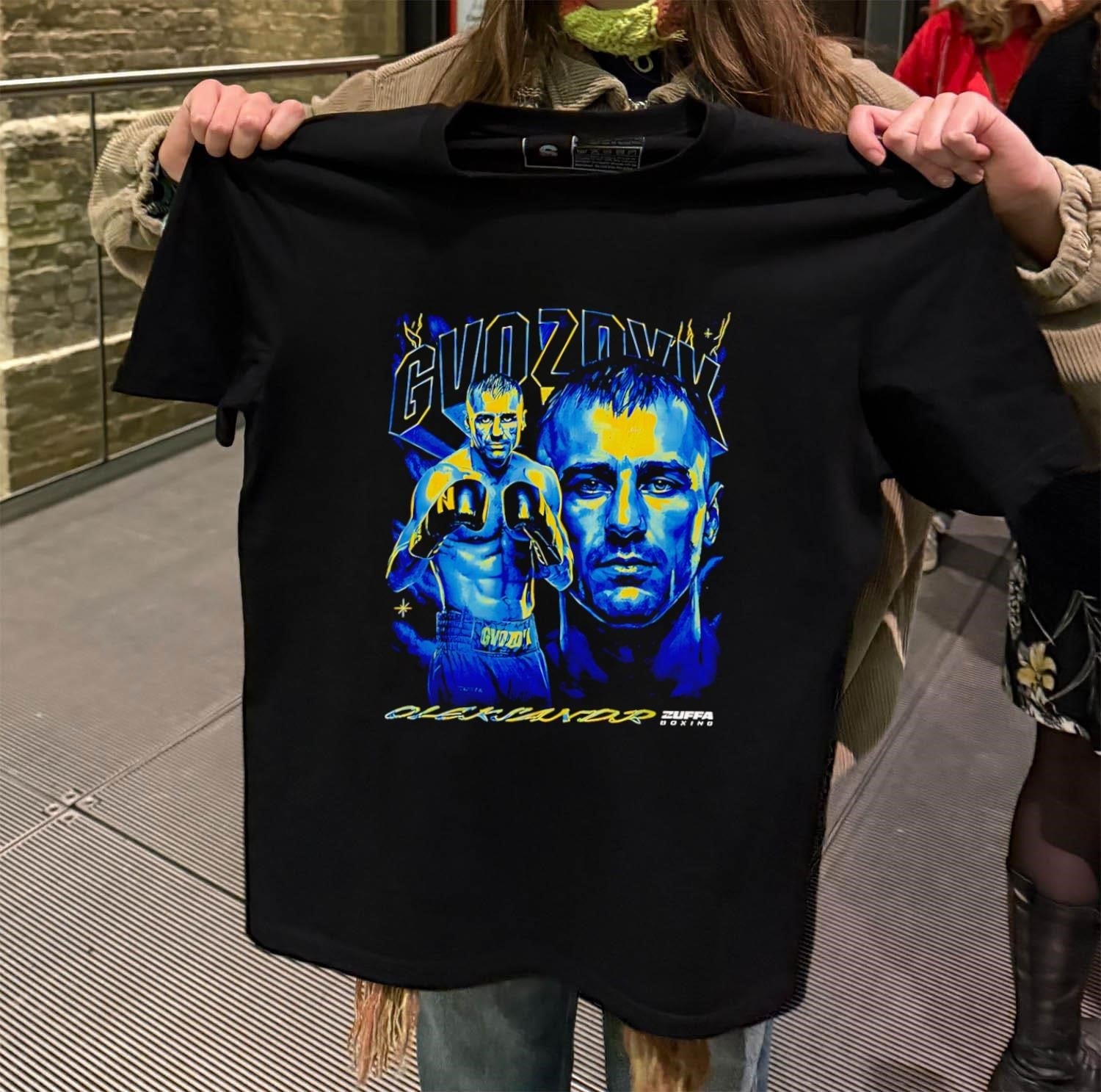 Gvozdyk Oleksandr Zuffa Boxing Light Heavyweight - Adult & Kids T-Shirts, Sweatshirts & Hoodies apparel design preview 2