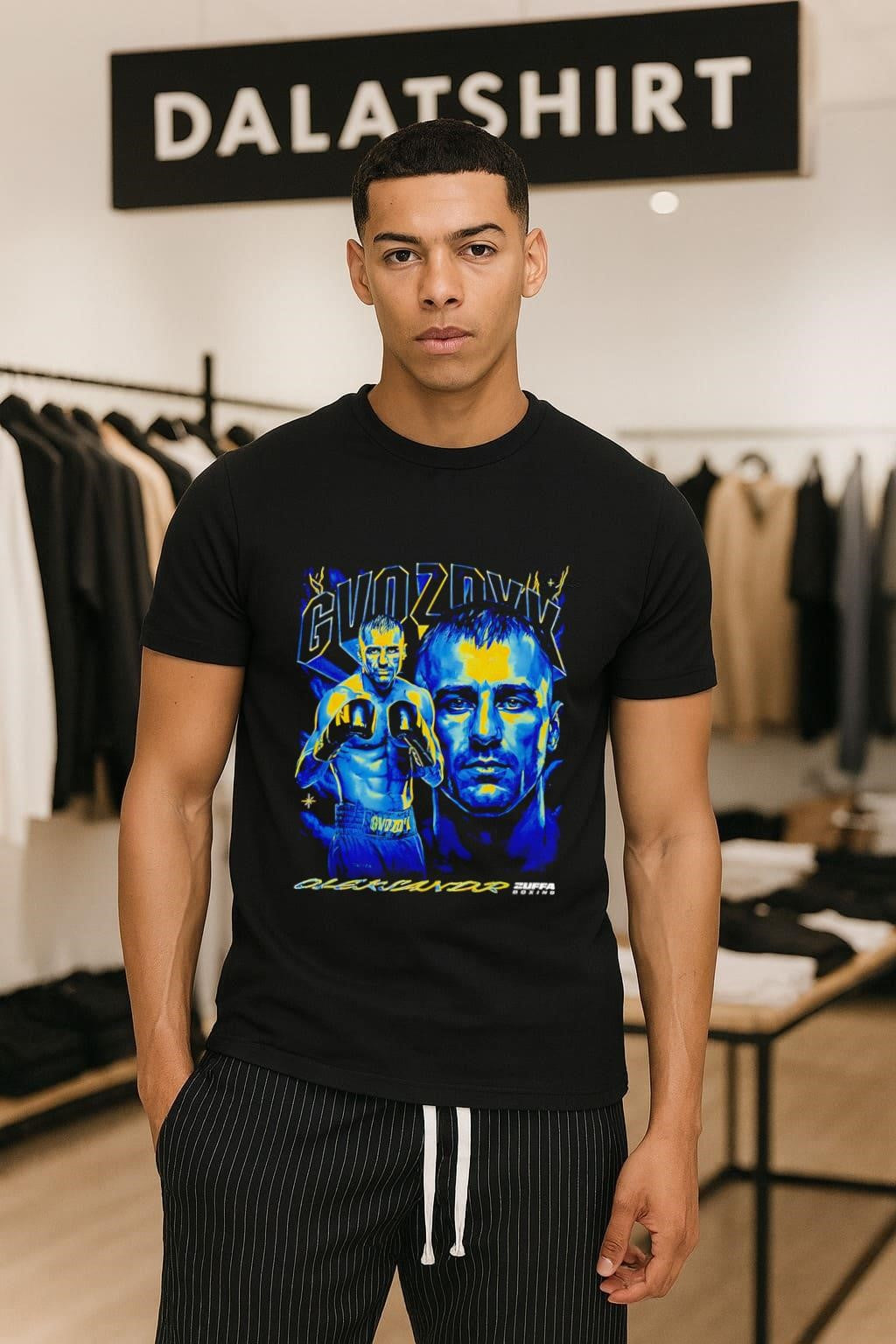 Gvozdyk Oleksandr Zuffa Boxing Light Heavyweight - Adult & Kids T-Shirts, Sweatshirts & Hoodies apparel design preview 1