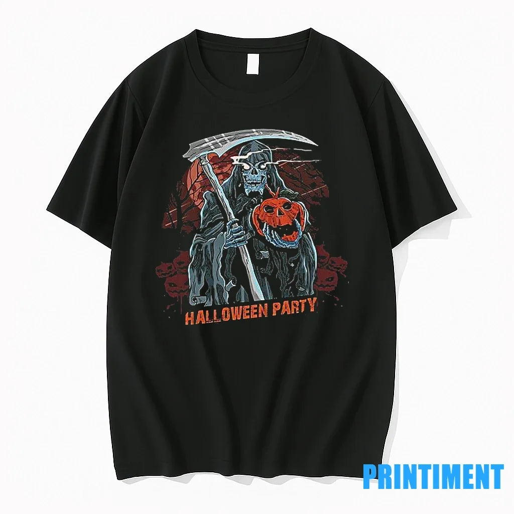 Halloween Party Death Vintage Sweater - Adult & Kids T-Shirts, Sweatshirts & Hoodies apparel design preview 1
