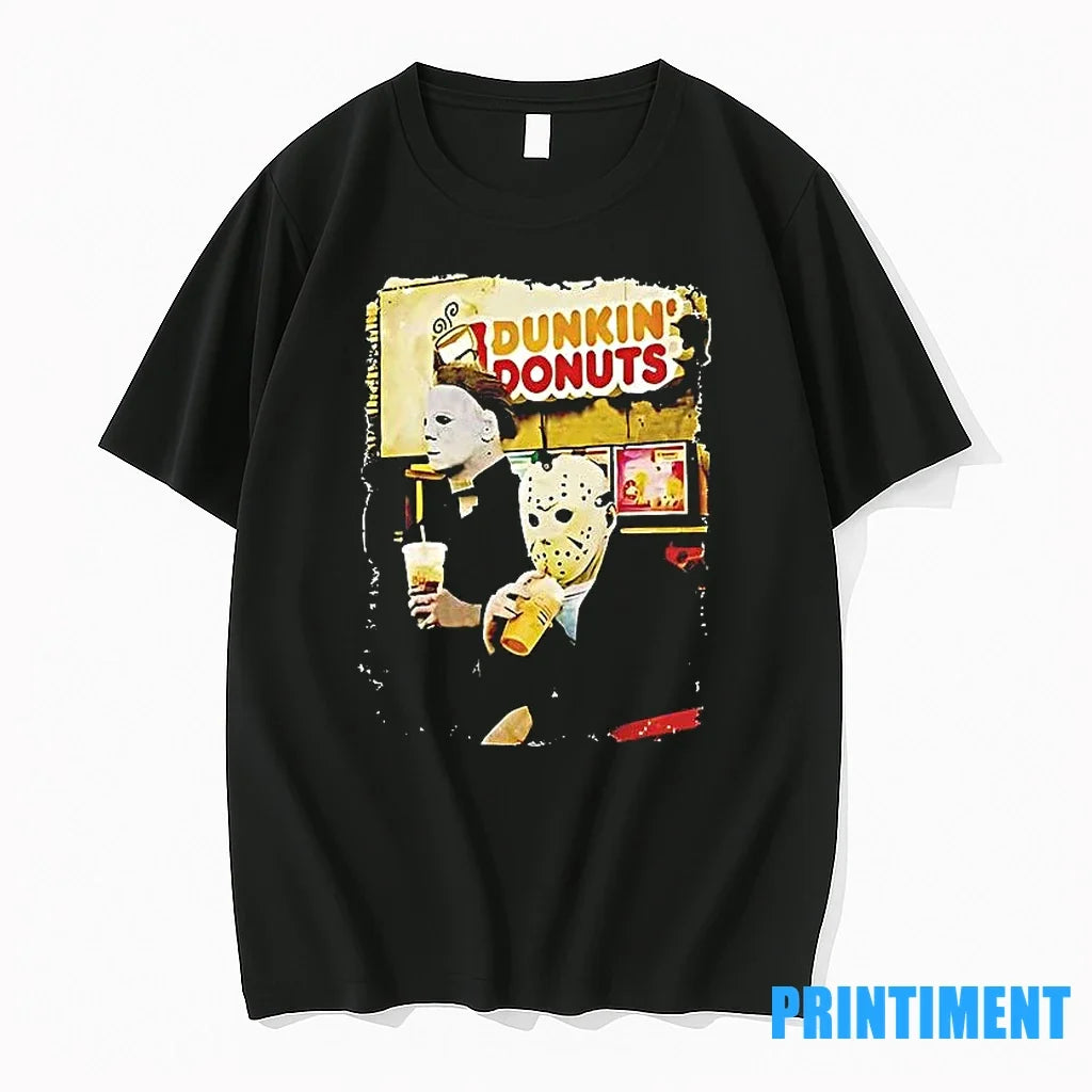 Halloween Horror Movie Michael Myers Jason Voorhees - Adult & Kids T-Shirts, Sweatshirts & Hoodies apparel design preview 1