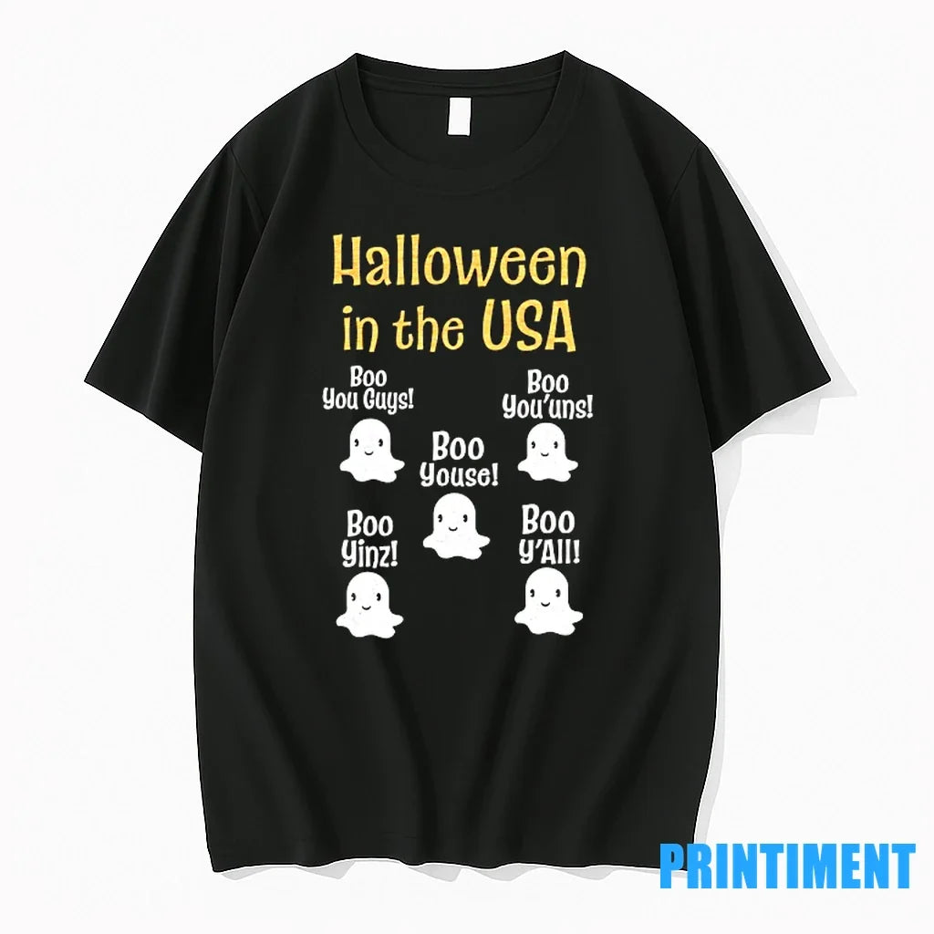 Halloween In The Usa Boo You Guys Youuns Youse Yinz - Adult & Kids T-Shirts, Sweatshirts & Hoodies apparel design preview 1