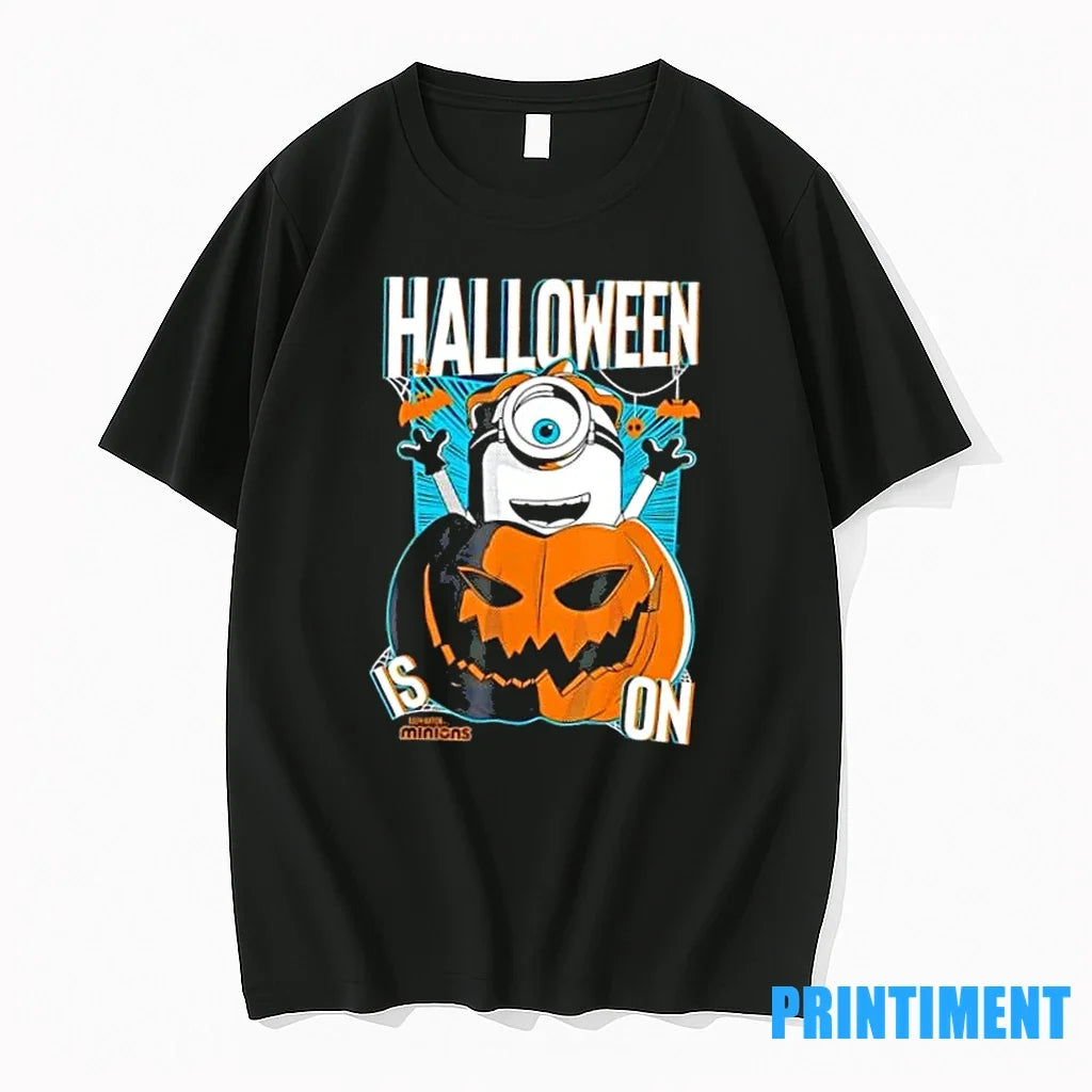 Halloween Is On Minions Sweater - Adult & Kids T-Shirts, Sweatshirts & Hoodies apparel design preview 1