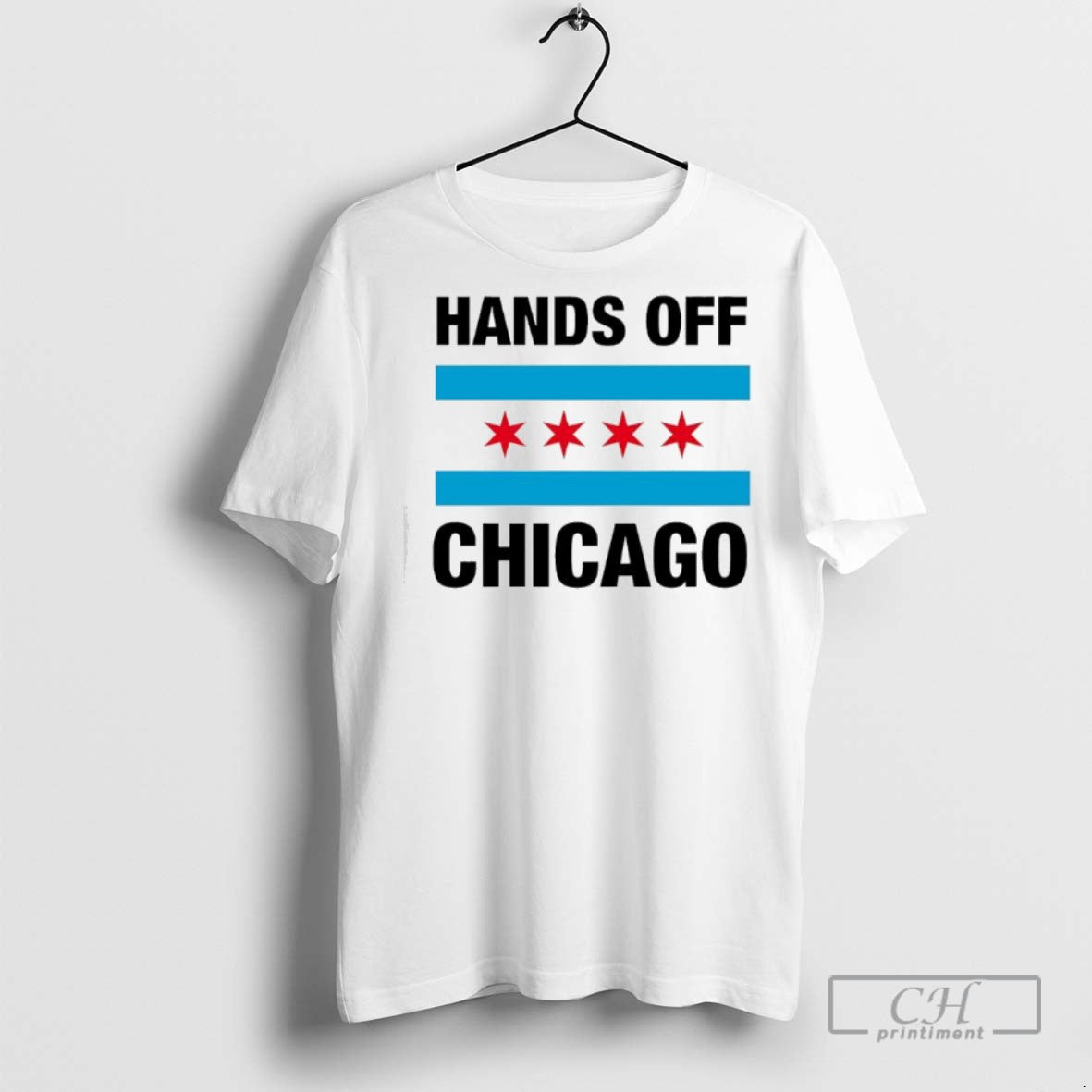 Hands Off Chicago Logo - Adult & Kids T-Shirts, Sweatshirts & Hoodies apparel design preview 1