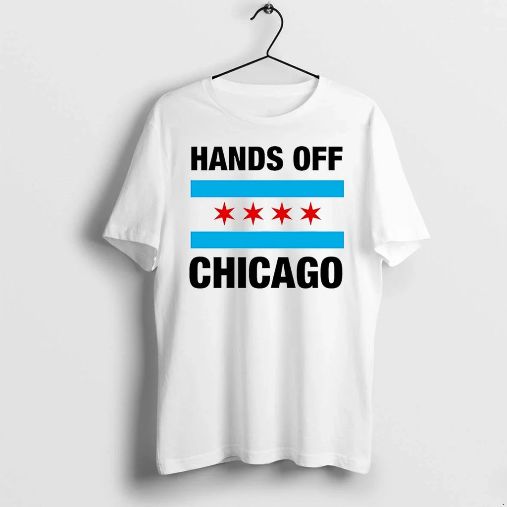 Hands Off Chicago Star 2025 Sweater - Adult & Kids T-Shirts, Sweatshirts & Hoodies apparel design preview 1