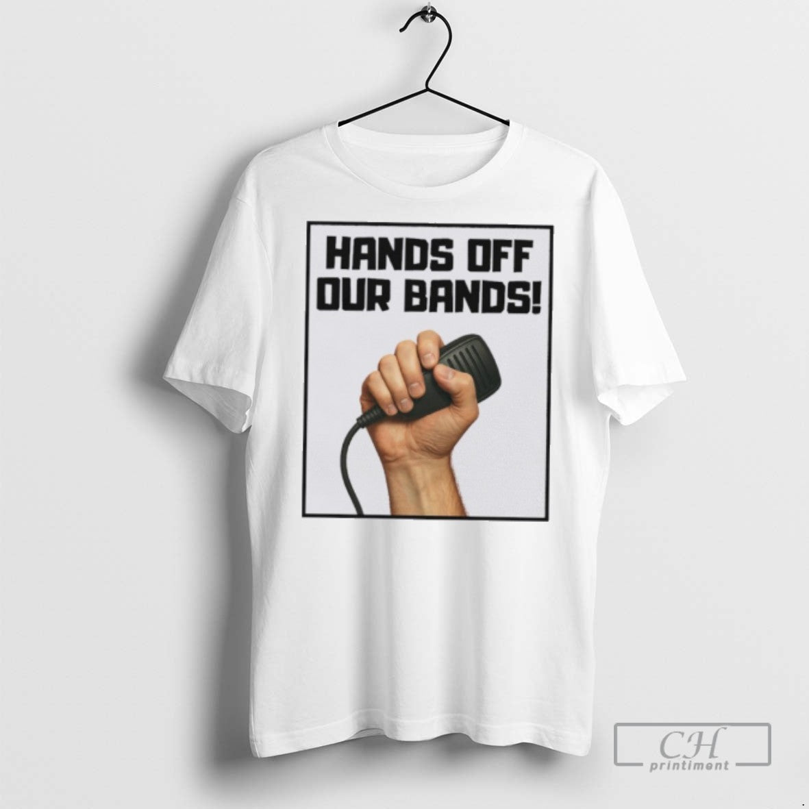 Hands Off Our Bands Ham Radio - Adult & Kids T-Shirts, Sweatshirts & Hoodies apparel design preview 1