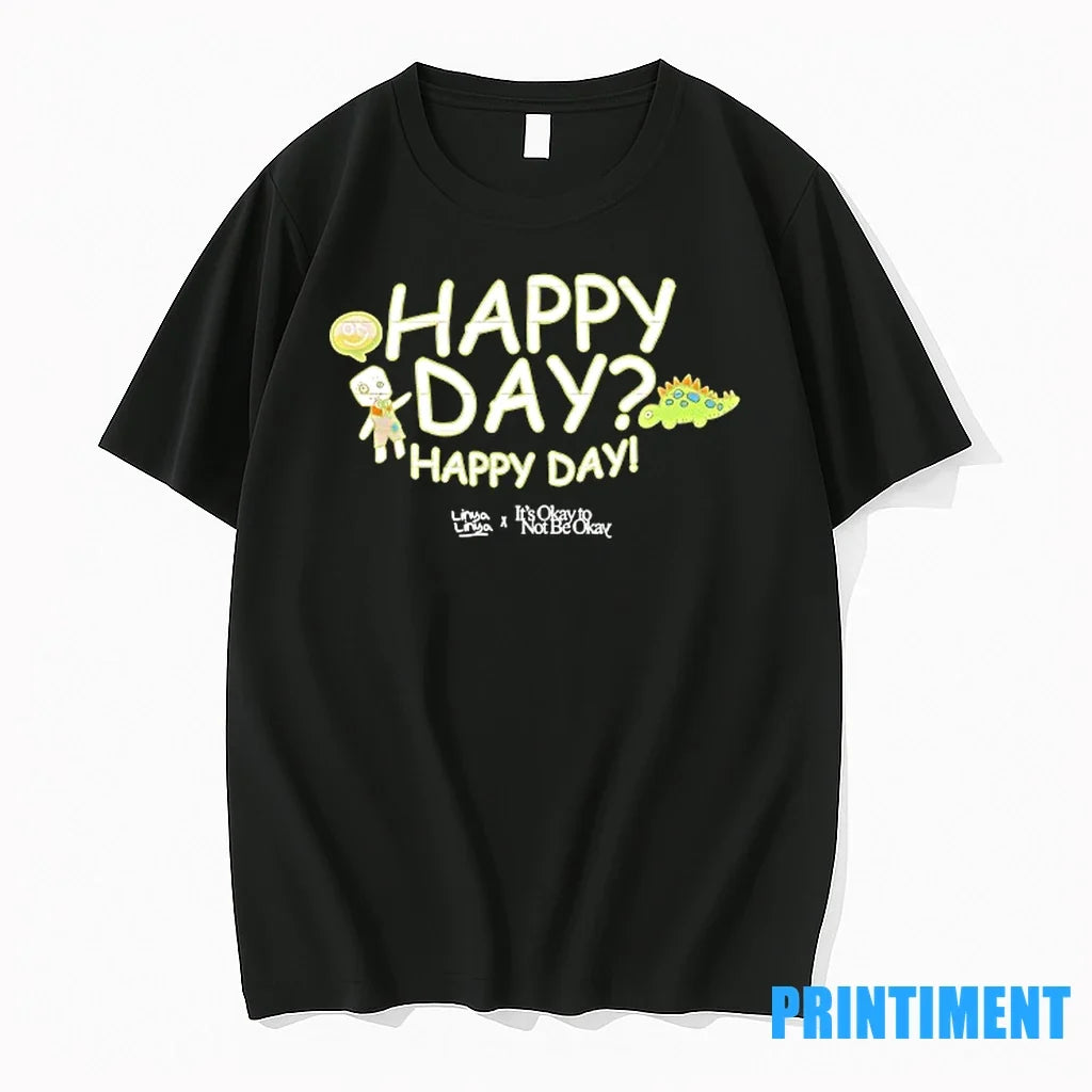 Happy Day Linya X Its Okay To Not Be Sweater - Adult & Kids T-Shirts, Sweatshirts & Hoodies apparel design preview 1