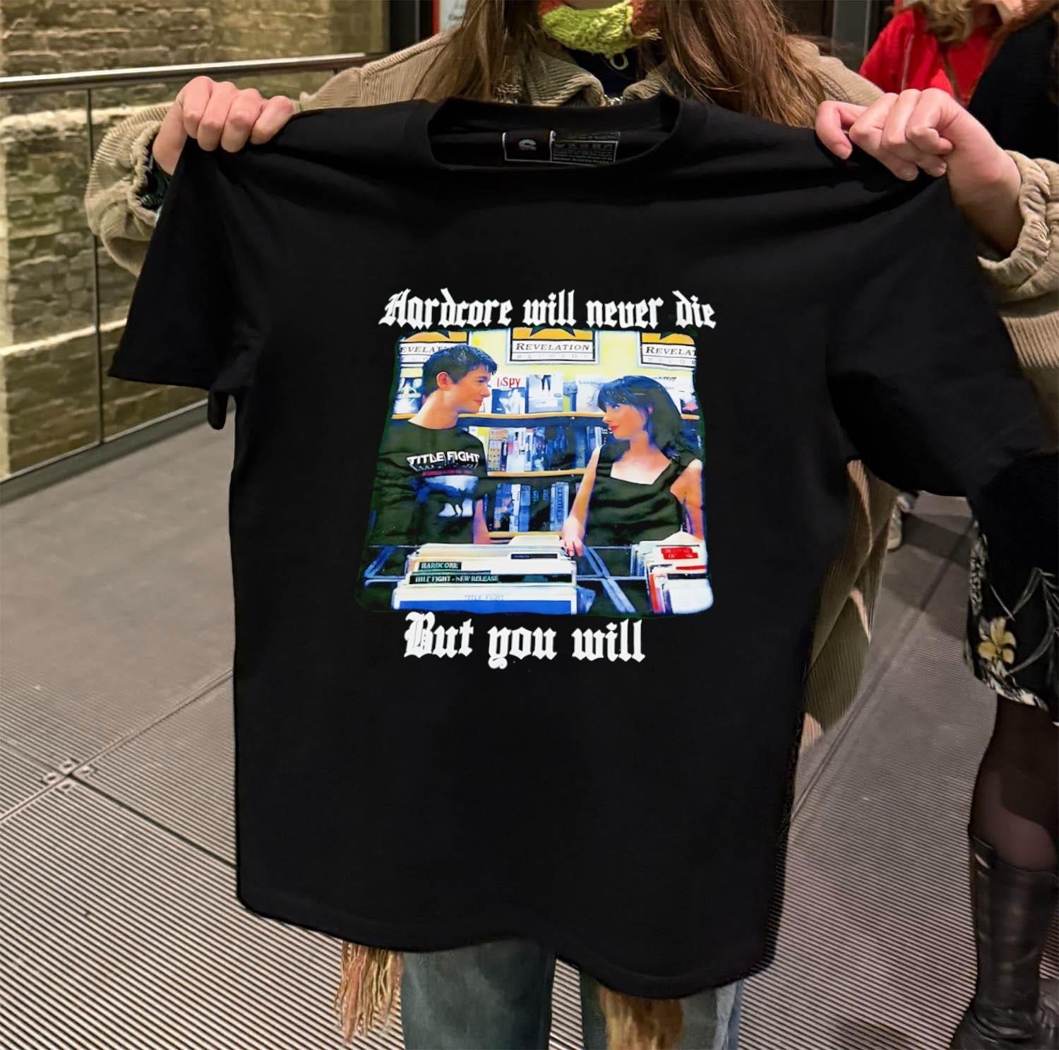 Hardcore Will Never Die But You 500 Days Of Summer - Adult & Kids T-Shirts, Sweatshirts & Hoodies apparel design preview 2