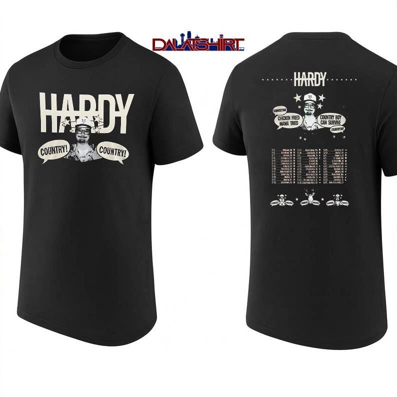 Hardy Country 2026 Tour - Adult & Kids T-Shirts, Sweatshirts & Hoodies apparel design preview 1