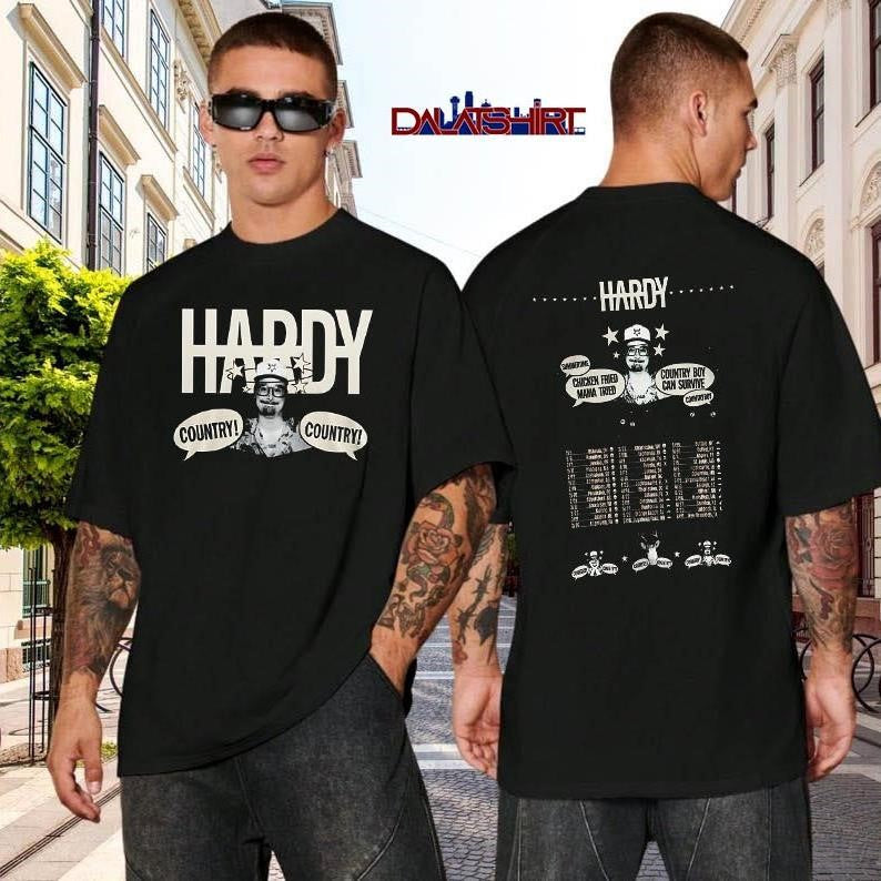 Hardy Country 2026 Tour - Adult & Kids T-Shirts, Sweatshirts & Hoodies apparel design preview 2