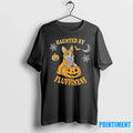 Haunted By Fluffiness Halloween Sweater - Adult & Kids T-Shirts, Sweatshirts & Hoodies apparel design preview 1