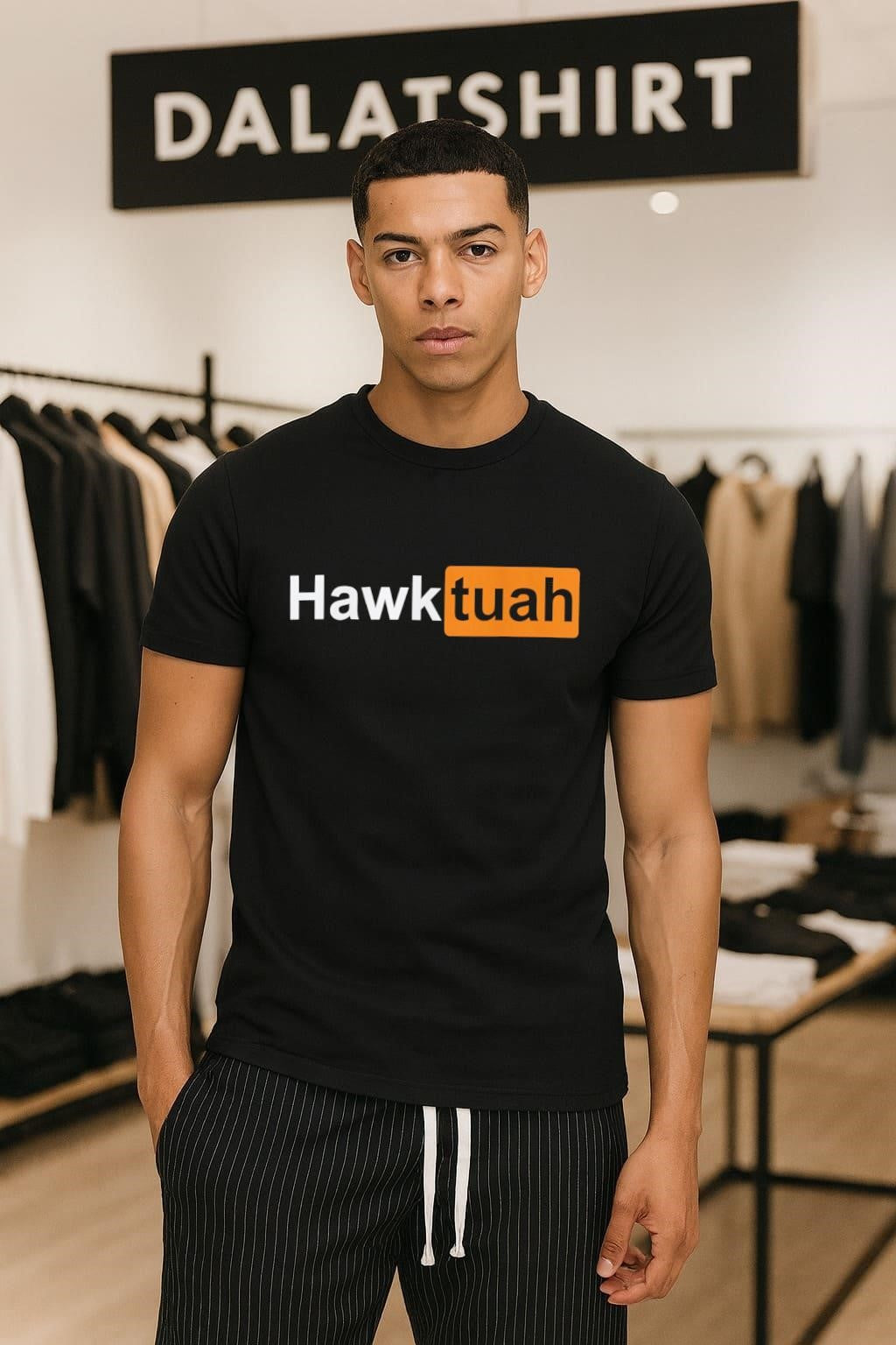 Hawk Tuah Girl Spit On That Thang Meme - Adult & Kids T-Shirts, Sweatshirts & Hoodies apparel design preview 1