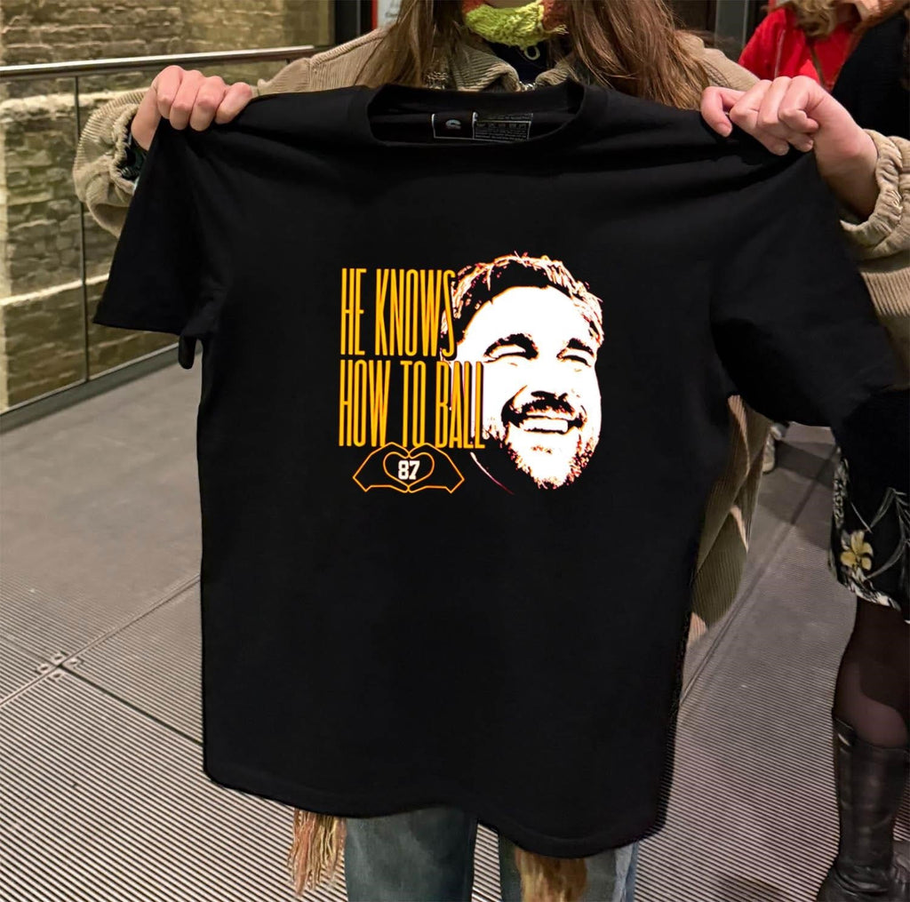 He Knows How To Ball 49ers - Adult & Kids T-Shirts, Sweatshirts & Hoodies apparel design preview 2