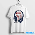 Headphone Music Makes Me Sometimes Is All You Need To - Adult & Kids T-Shirts, Sweatshirts & Hoodies apparel design preview 1