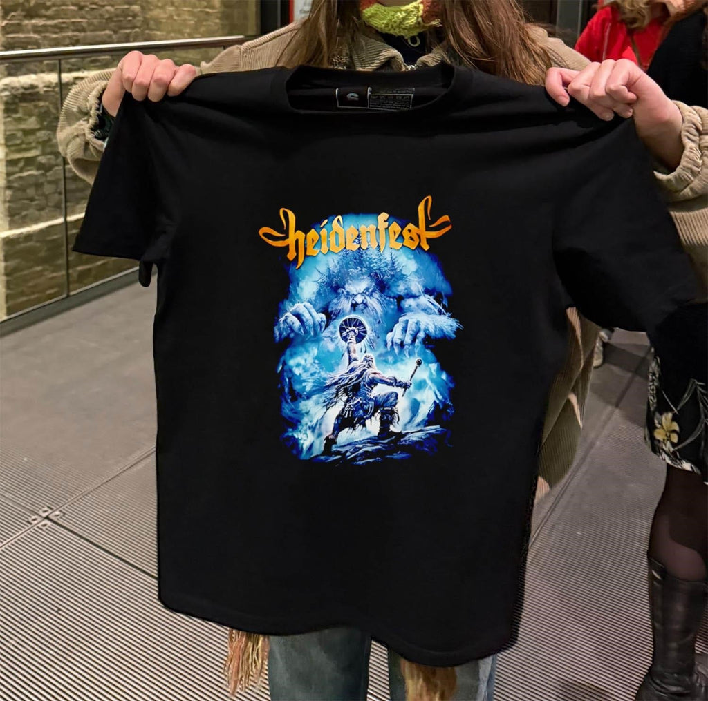 Heidenfest Pagan Winter Folk Metal Giant Troll - Adult & Kids T-Shirts, Sweatshirts & Hoodies apparel design preview 2