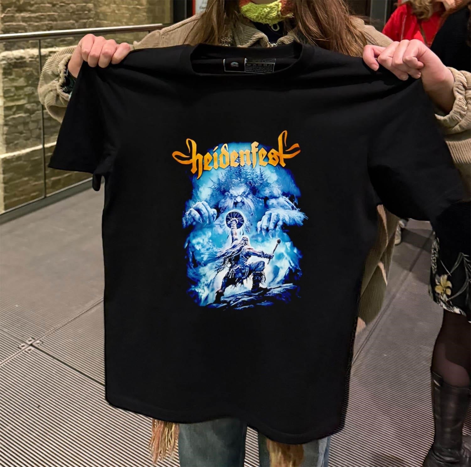 Heidenfest Pagan Winter Folk Metal Giant Troll - Adult & Kids T-Shirts, Sweatshirts & Hoodies apparel design preview 2