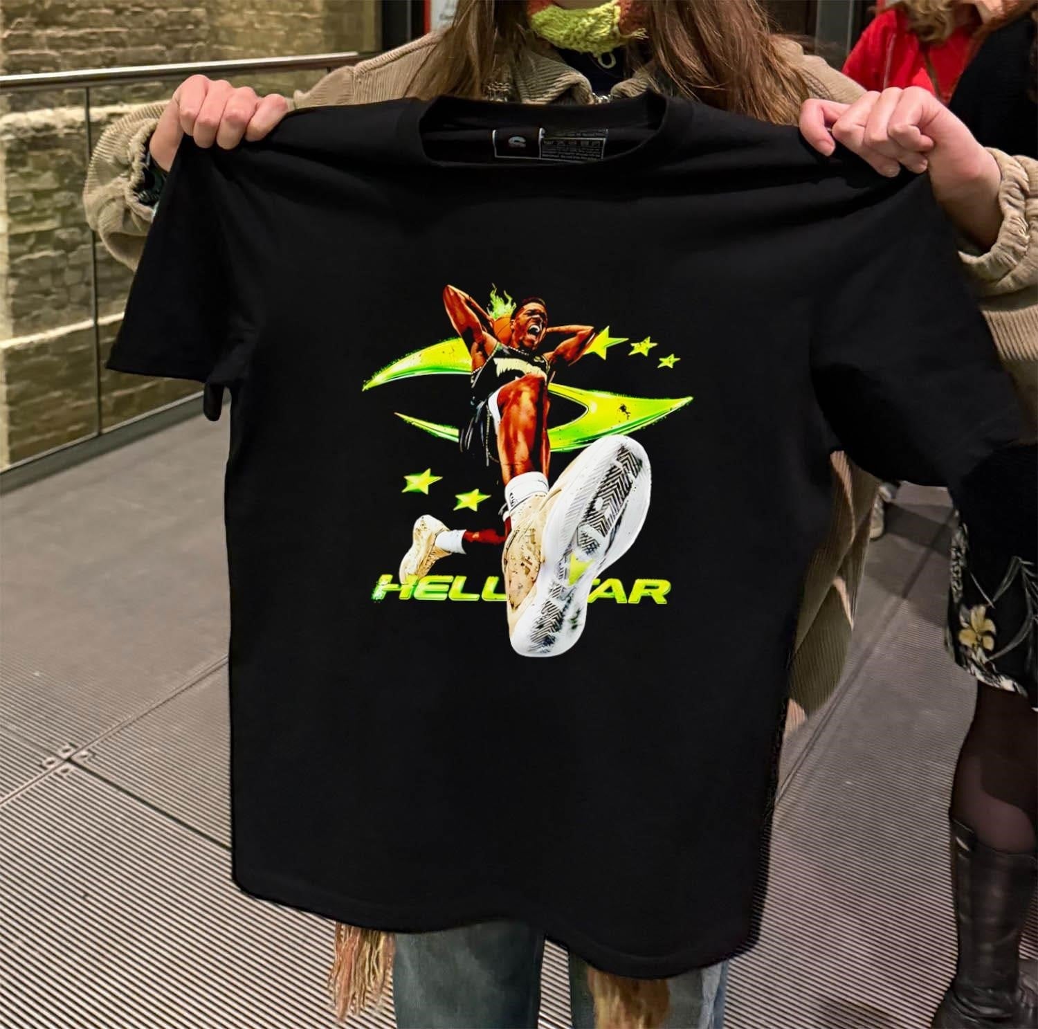 Hell Star Anthony Edwards Minnesota Timberwolves - Adult & Kids T-Shirts, Sweatshirts & Hoodies apparel design preview 2