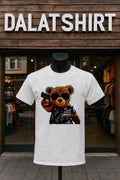 Hello Creasy Bear Holding Gun Wearing Sunglasses - Adult & Kids T-Shirts, Sweatshirts & Hoodies apparel design preview 1