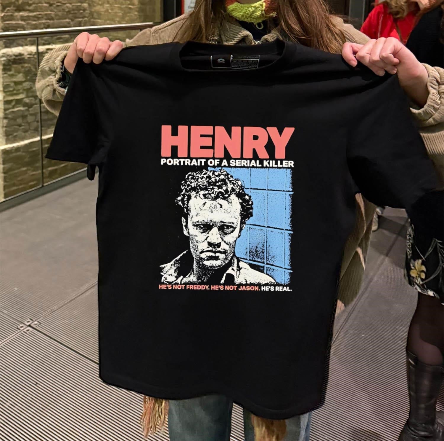 Henry Portrait of a Serial Killer Movie Poster - Adult & Kids T-Shirts, Sweatshirts & Hoodies apparel design preview 2