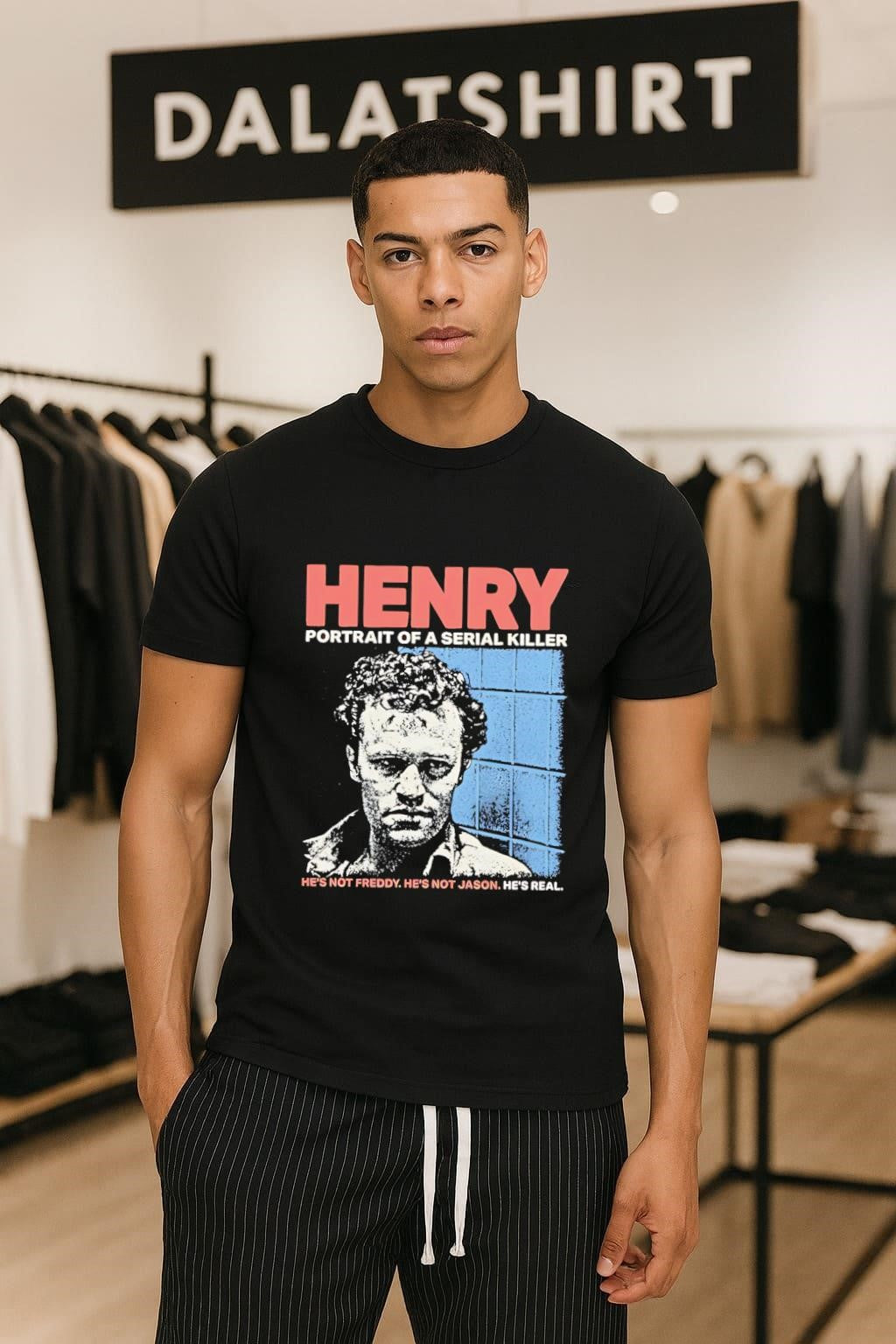 Henry Portrait of a Serial Killer Movie Poster - Adult & Kids T-Shirts, Sweatshirts & Hoodies apparel design preview 1