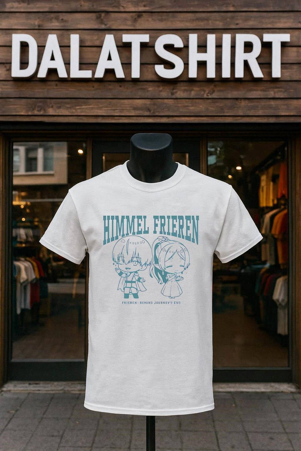 Himmel Frieren Beyond Journey's End Anime Chibi - Adult & Kids T-Shirts, Sweatshirts & Hoodies apparel design preview 1