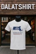 Historic Bay State Massachusetts sailing ship blue - Adult & Kids T-Shirts, Sweatshirts & Hoodies apparel design preview 1