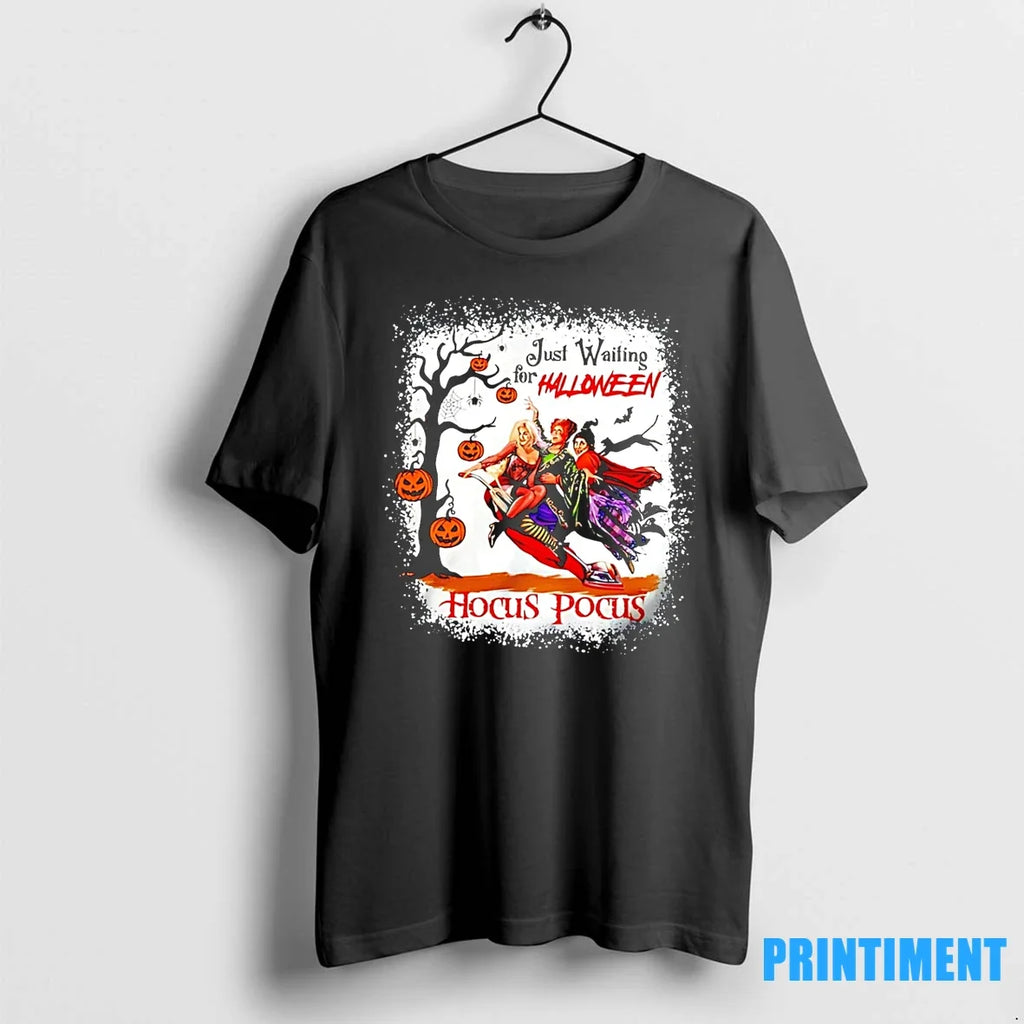Hocus Pocus Just Waiting For Halloween 2025 Sweater - Adult & Kids T-Shirts, Sweatshirts & Hoodies apparel design preview 1
