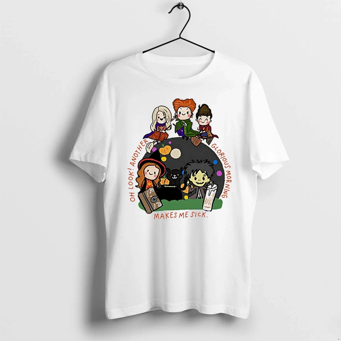 Hocus Pocus Oh Look Another Glorious Morning Makes Me - Adult & Kids T-Shirts, Sweatshirts & Hoodies apparel design preview 1