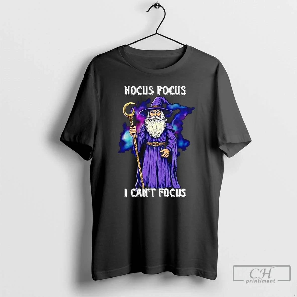 Hocus Pocus I Cant Focus - Adult & Kids T-Shirts, Sweatshirts & Hoodies apparel design preview 1