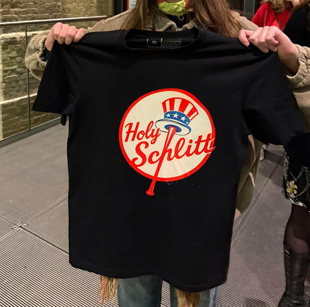 Holy Schlitt Uncle Sam Top Hat Baseball Bat - Adult & Kids T-Shirts, Sweatshirts & Hoodies apparel design preview 2