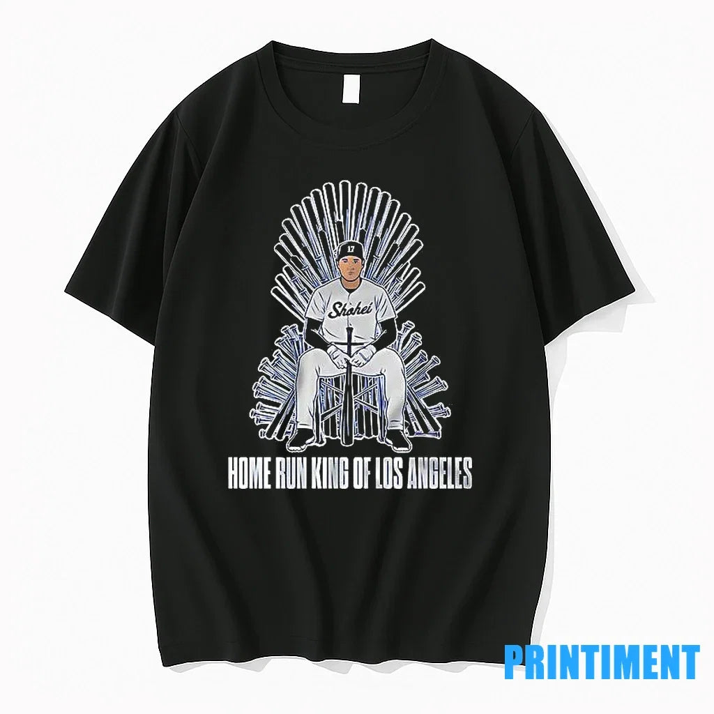 Home Run King Of Los Angeles Shohei Ohtani Sweater - Adult & Kids T-Shirts, Sweatshirts & Hoodies apparel design preview 1