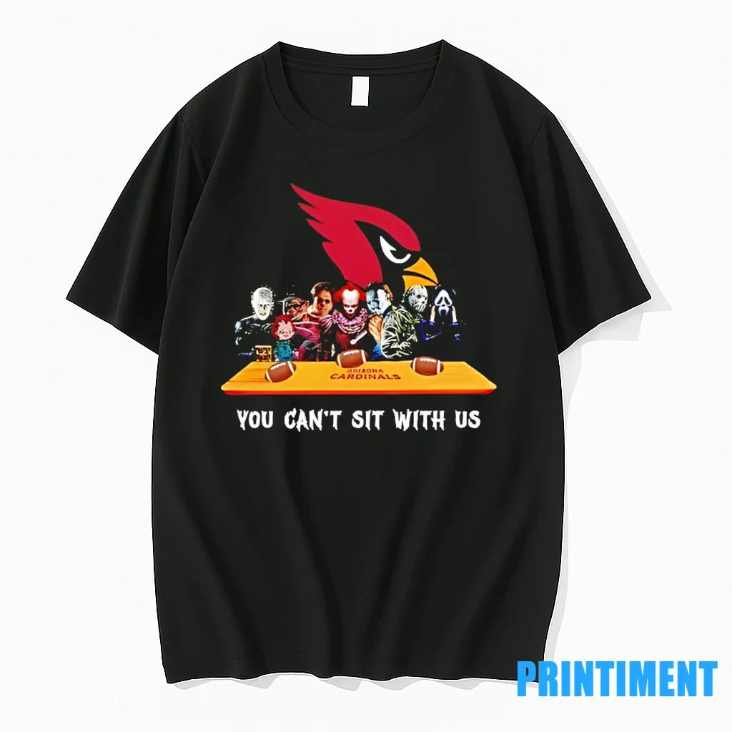 Horror Movie Characters You Cant Sit With Us Arizona - Adult & Kids T-Shirts, Sweatshirts & Hoodies apparel design preview 1