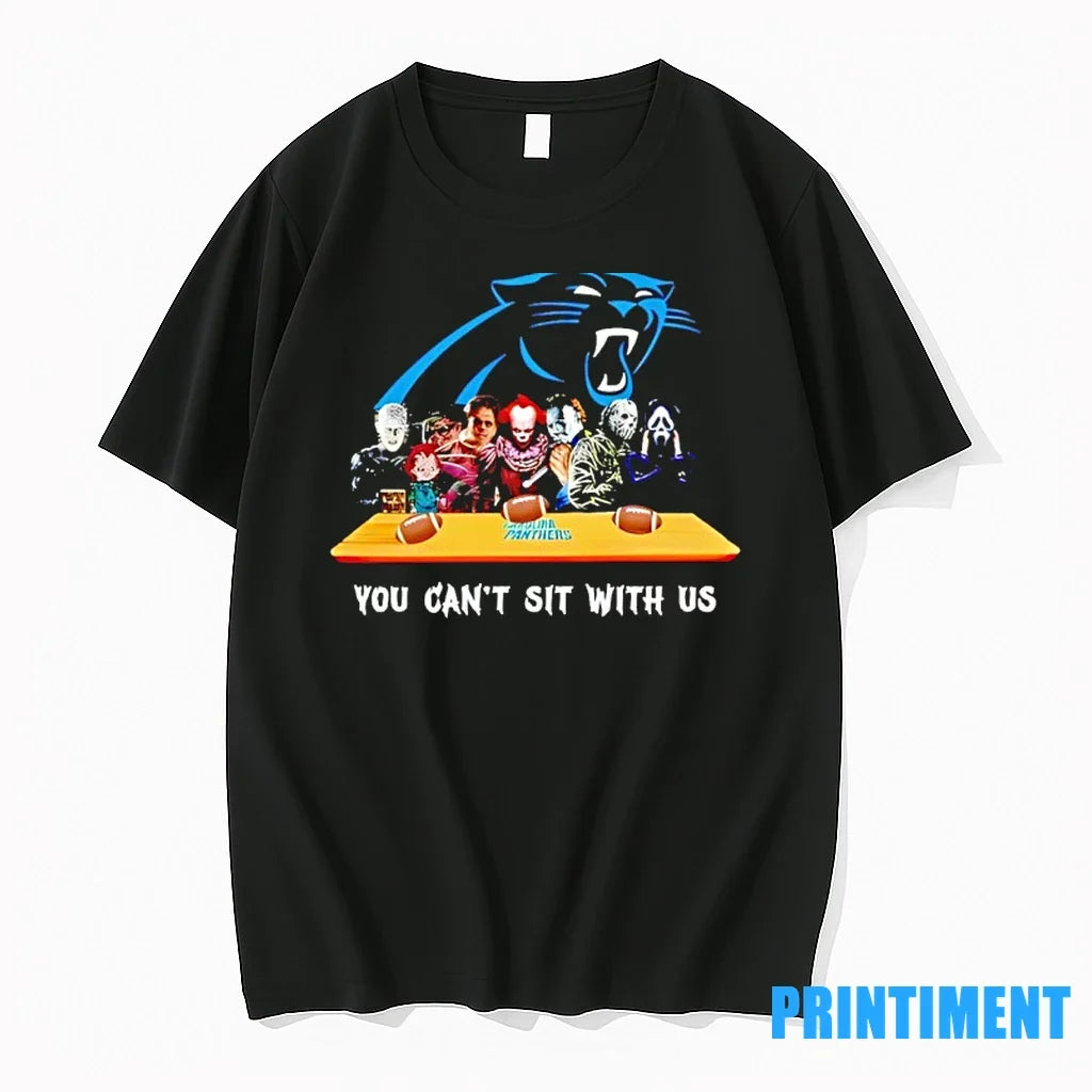 Horror Movie Characters You Cant Sit With Us Carolina - Adult & Kids T-Shirts, Sweatshirts & Hoodies apparel design preview 1