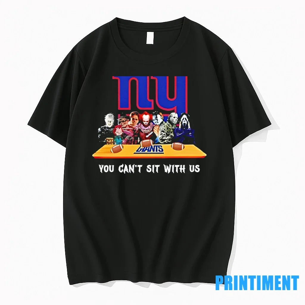 Horror Movie Characters You Cant Sit With Us New York - Adult & Kids T-Shirts, Sweatshirts & Hoodies apparel design preview 1