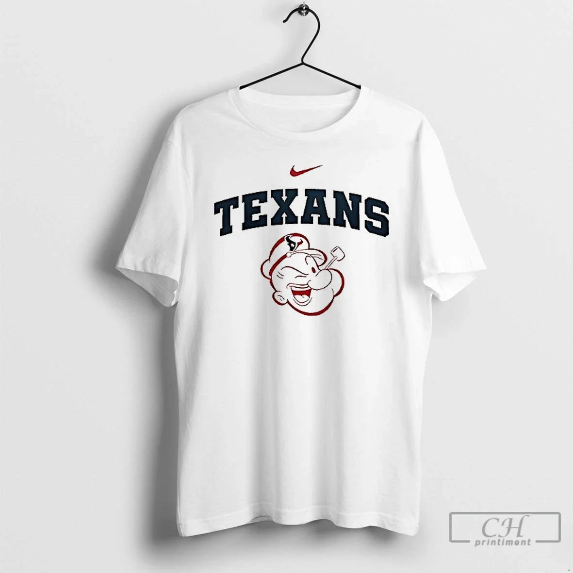 Houston Texans X Popeye I Yam What An Thats All - Adult & Kids T-Shirts, Sweatshirts & Hoodies apparel design preview 1