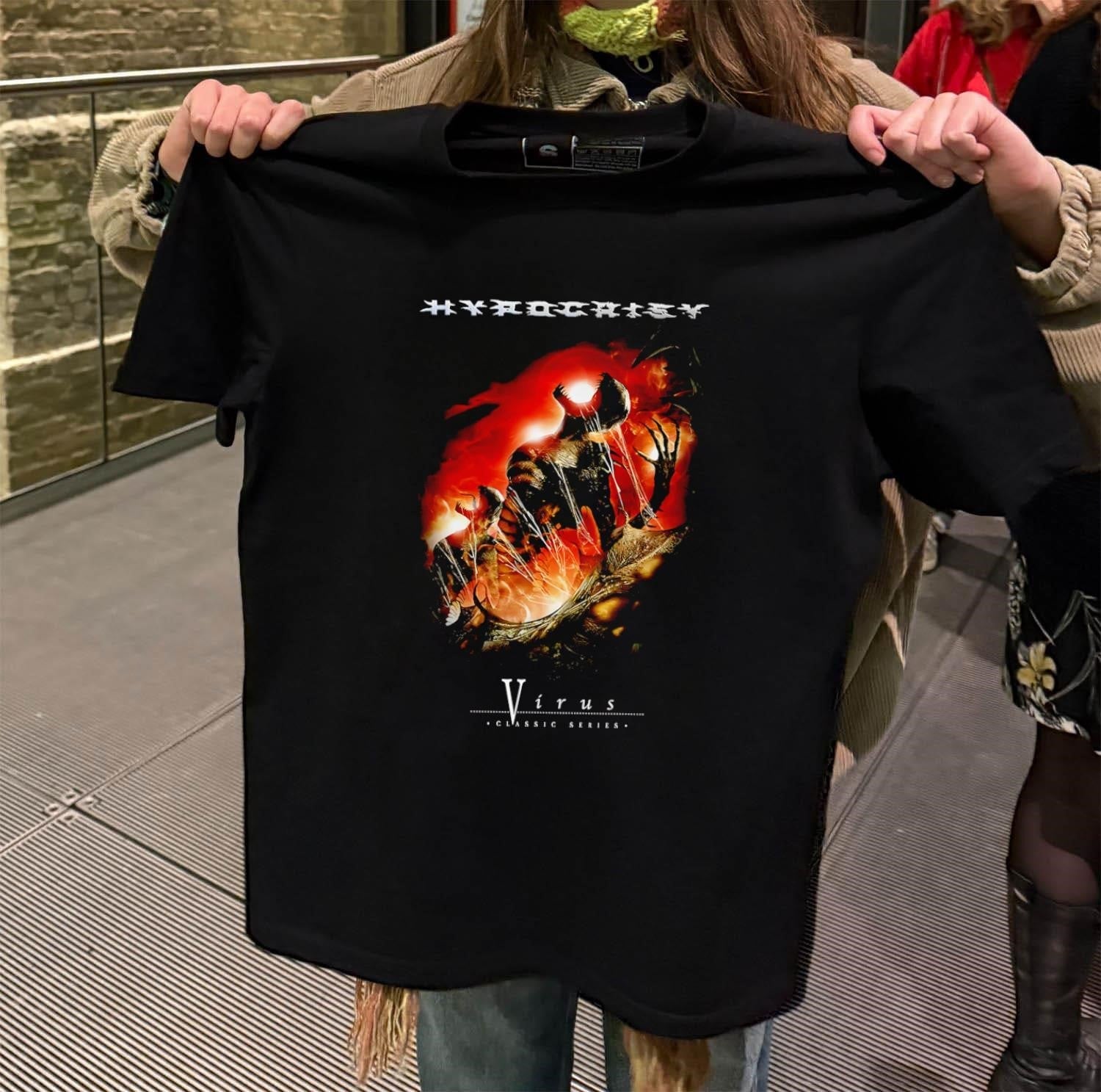 Hypocrisy Virus Classic Series Monster Death Metal - Adult & Kids T-Shirts, Sweatshirts & Hoodies apparel design preview 2